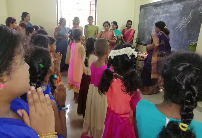 Parvathi Ravi Ghantasala Founder Kala Pradarshini - Outreach